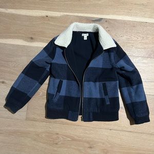 Splendid Plaid Wool Jacket 7 boys
